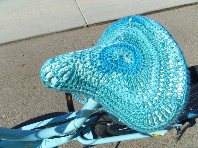 Merely Crochet Random Saturday! Bike Seat Cover
